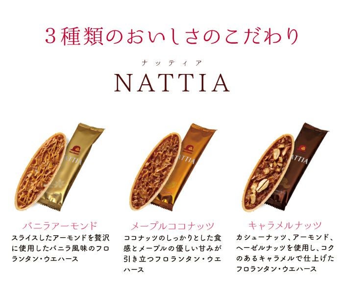 ナッティア 3種21枚入