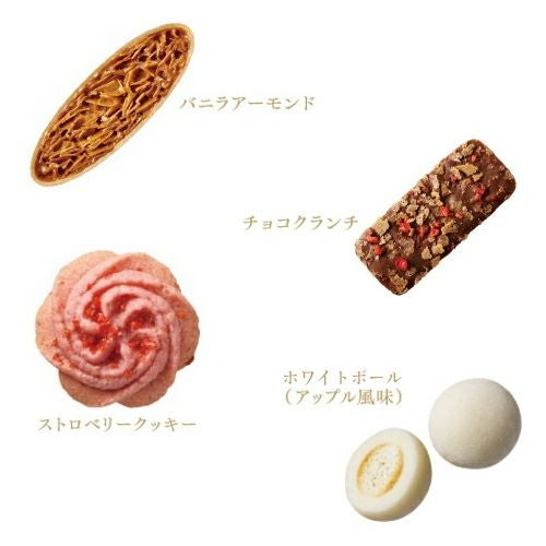 赤い帽子エレガント 4種12個入（缶箱）