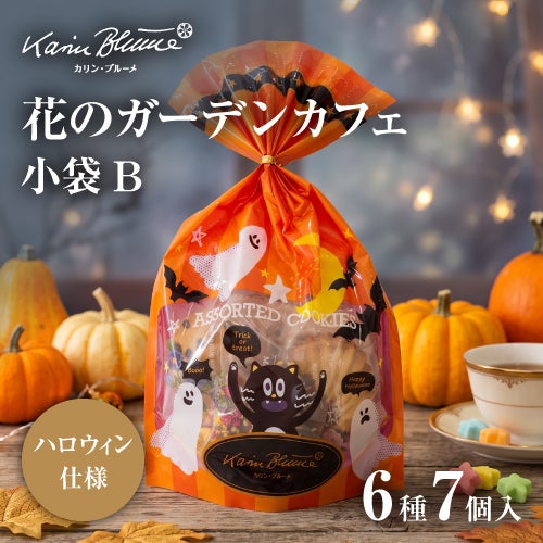 ［期間限定：ハロウィンVer.］花のガーデンカフェ 小袋B 6種7枚入